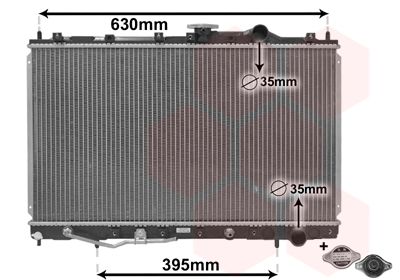 VAN WEZEL Radiaator,mootorijahutus 32002087